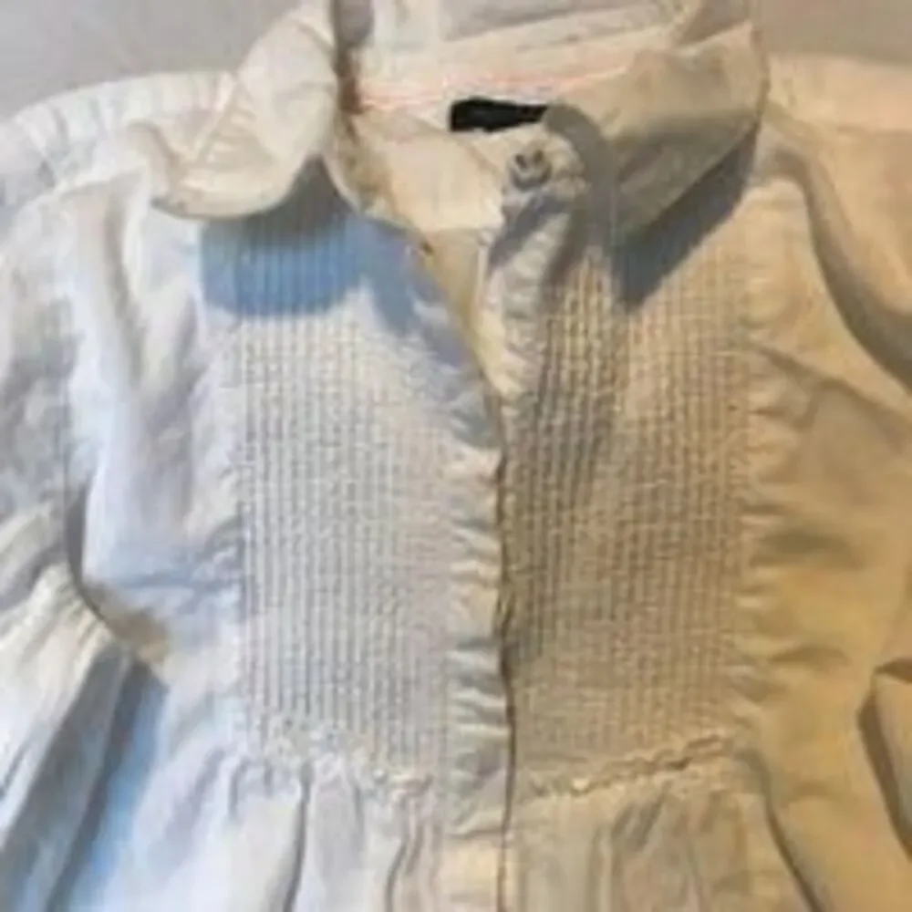 White Tommy Hilfiger Girls Button Shirt